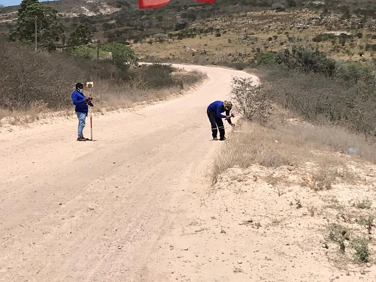 Serviços topográficos deram início às obras no trecho de 52 Km que será pavimentado 2